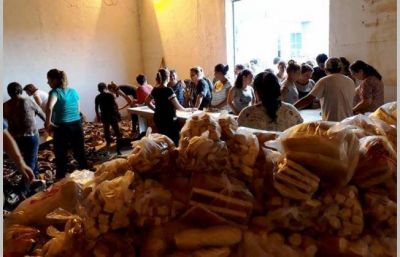 M�s de 200 evacuados en S�enz Pe�a