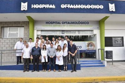 Nardini present� el renovado Hospital Oftalmol�gico Municipal