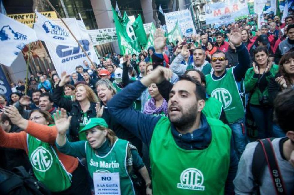 Estatales lanzaron jornadas de protesta para hoy y maana