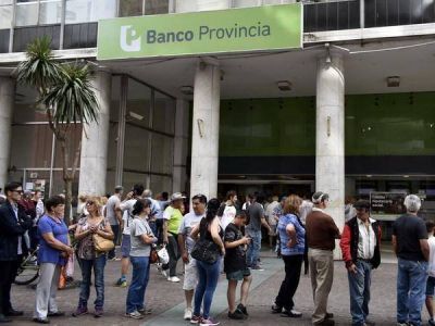 Trabajadores del Banco Provincia resolvieron parar el 1, 2, 8 y 9 de Febrero