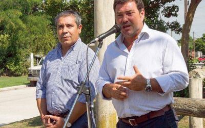 Las Flores: �Es nuestra obligaci�n acercarle la infraestructura al vecino� se�al� el Intendente Canosa