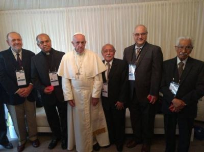 El Papa Francisco se reuni� con el Consejo Interreligioso del Per�