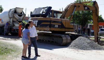Nuevas obras de asfalto en Claypole y Don Orione