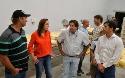 Mar�a Eugenia Vidal visit� 9 de Julio y Los Toldos, en General Viamonte