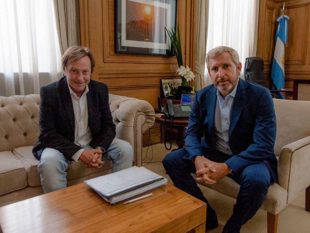 Varisco y el ministro Frigerio evaluaron la marcha de obras en Paran� 