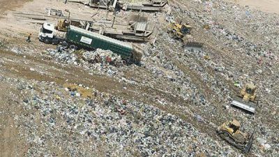 La Ciudad aument� el entierro de basura en el relleno sanitario tras cinco a�os de ca�da