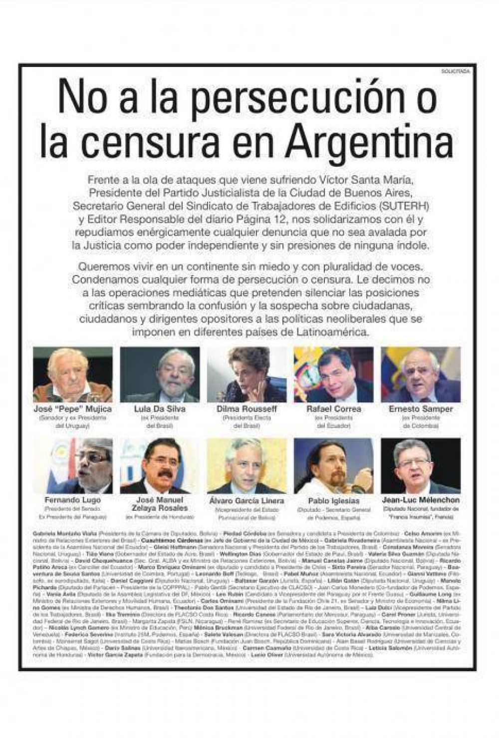Sin miedo y con pluralidad de voces