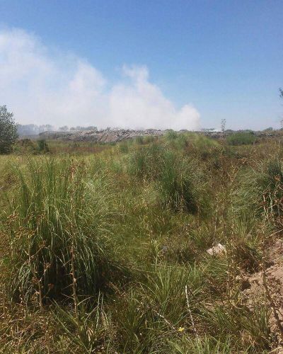 El Basural, otra vez prendido fuego
