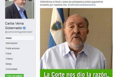 Atuel: Verna, en un video, llama a no permitir el trasvase