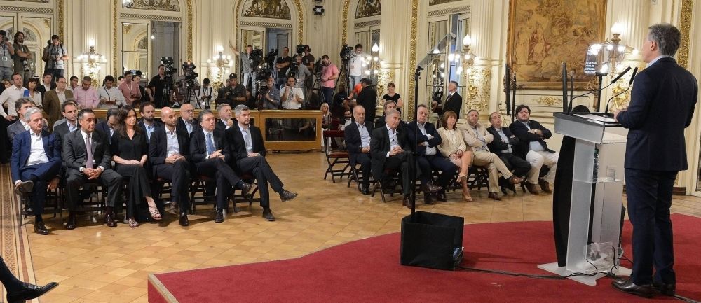 Triaca, el gran ausente del anuncio de Macri