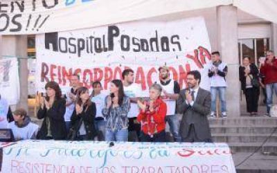 M�dicos van al paro en el Hospital Posadas y marchan a Capital Federal