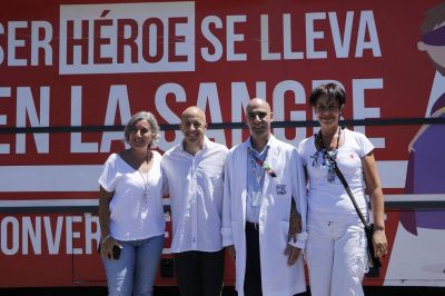 Pilar y el Hospital Garrahan, juntos por la donaci�n de sangre