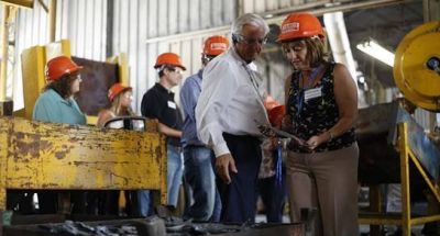 La ministra Ciciliani visit� la f�brica de herramientas Bahco