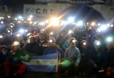 Tomaron la mina de Río Turbio para protestar contra los despidos