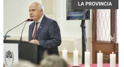 Lifschitz particip� de un acto en memoria a v�ctimas del Holocausto