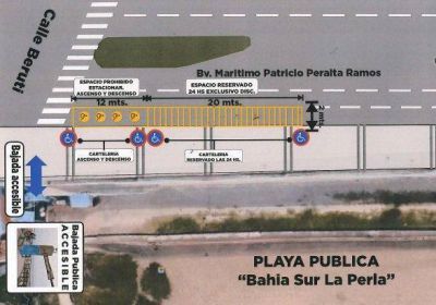Volvi� al Concejo la propuesta de crear un estacionamiento para discapacitados en Perla Norte
