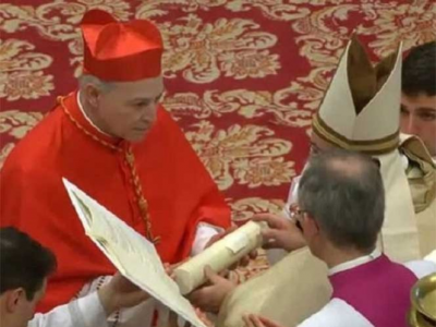 Jud�os, musulmanes y budistas, en la toma de posesi�n de un cardenal