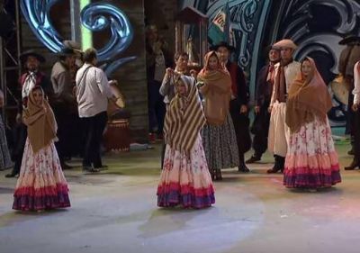 Bendici�n y presencia de la Virgen de la Huachana en el Festival de Cosqu�n