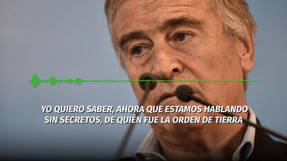 Tenso di�logo entre los familiares del ARA San Juan y el ministro Oscar Aguad