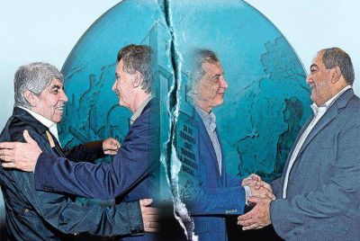 El Gobierno trabaja para que se concrete el quiebre de la CGT