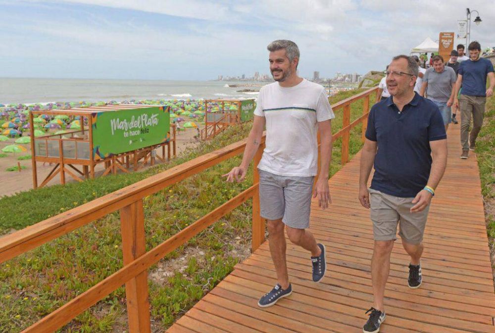 Marcos Pe�a en Mar del Plata: �Hubo un r�cord de turismo�