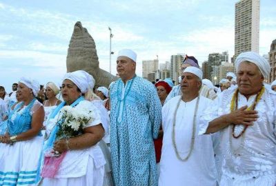 Se realiz� la ceremonia a Iemanj�