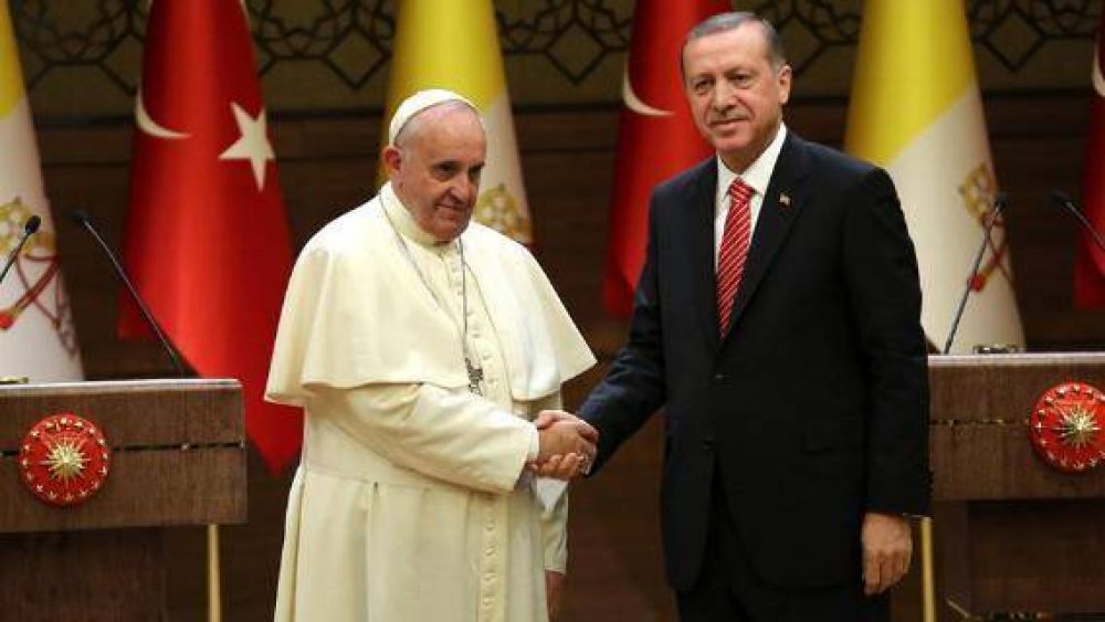 Erdogan llega al Vaticano: sintona sobre Jerusaln; no sobre los kurdos y los derechos humanos