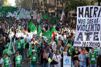 Despidos masivos en el Estado: ATE ratific� el paro con movilizaci�n para el jueves 15