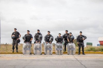 Camioneros siguen en rotondas. No hubo inconvenientes ni problemas con las fuerzas de seguridad