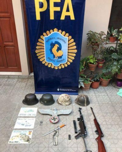 Incautaron elementos nazis en un allanamiento en Salta