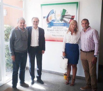 Ricardo Merlo, Diputado Italiano �Queremos intercambios comerciales y en educaci�n con Necochea�