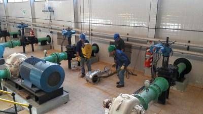 Servicoop comenz� a renovar las v�lvulas del sistema de bombeo