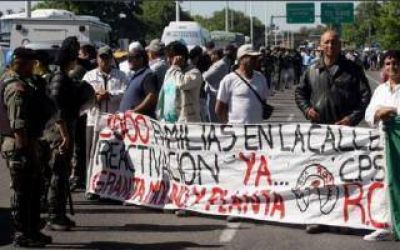 Protesta de trabajadores de Cresta Roja: Corte total en autopista Ezeiza - Cauelas