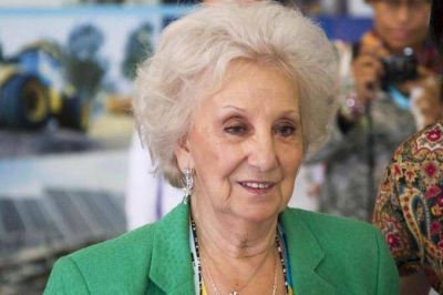 Estela de Carlotto dur�sima con Macri: �Mienten todo el tiempo, son una secta con un proyecto diab�lico�