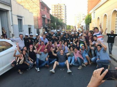 La l�nea peronista Sub-40, caminatas de por medio, estrech� v�nculos con los sindicatos
