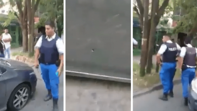 Polic�a tirote� a supuestos ladrones: eran operarios de AySA