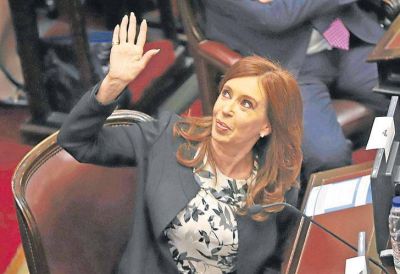 Cristina dice que no quiere �opacar� el discurso de Macri en el Congreso