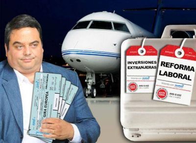 Con una CGT en el avi�n, Triaca va a Europa a calmar inversores, ver modelos de di�logo social y relanzar reforma laboral