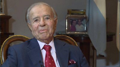 Carlos Menem a la CNN: �En todos los gobiernos, salvo el m�o, hubo corrupci�n�