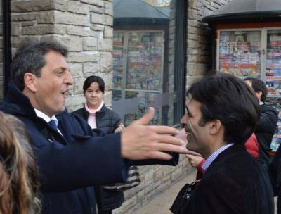 L�pez estuvo con Massa en Chascom�s y hablaron de las obras prometidas por Provincia
