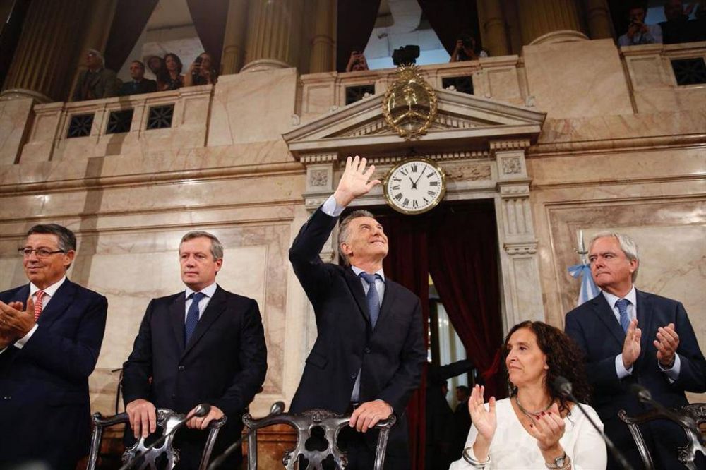 Macri abri� las sesiones ordinarias del Congreso: �Empezamos a crecer sobre bases firmes que durar�n para toda la vida�