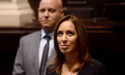 Con tono �pico y fuertes cr�ticas a los docentes, Vidal abri� el a�o legislativo