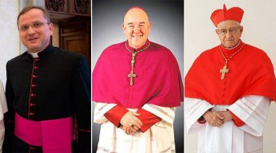 �En qu� se diferencian un monse�or, un obispo y un cardenal?