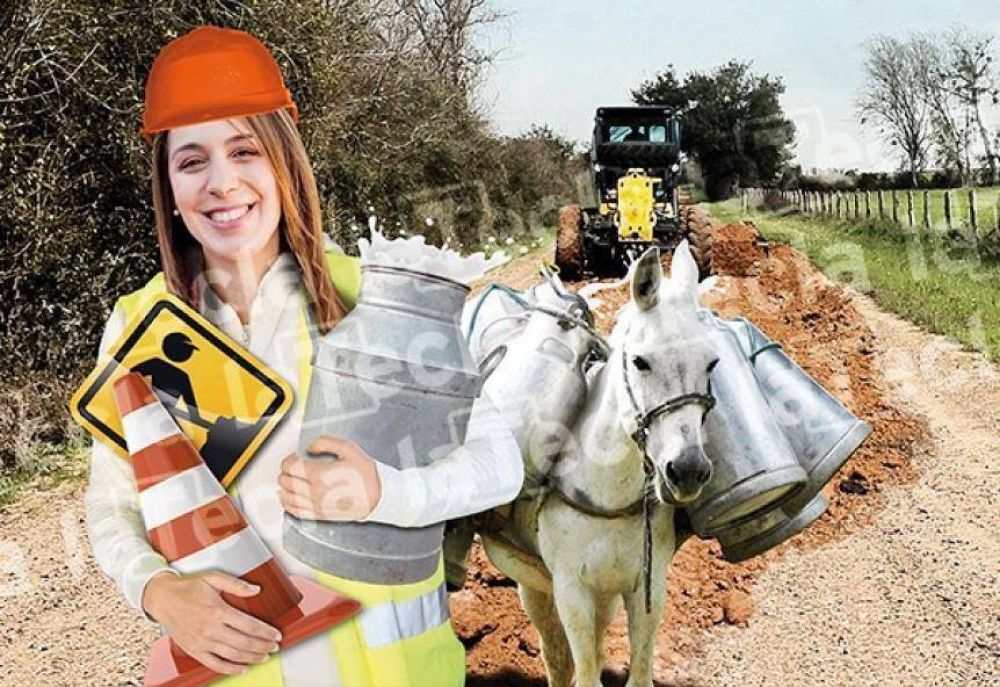 Buena leche: Vidal le arregla los caminos al campo