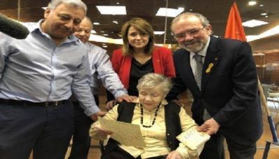 Una sobreviviente de la Sho� recibi� una carta 74 a�os despu�s