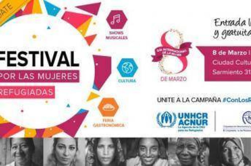 Festival Por las mujeres refugiadas en la ciudad de Buenos Aires