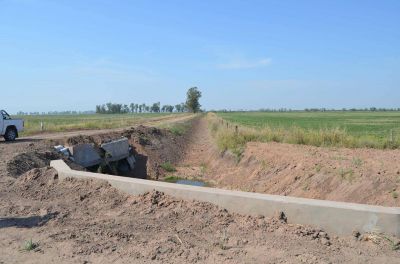 Cinco mil metros de drenaje para aguas pluviales de la zona