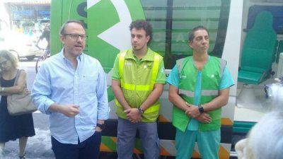 Valenzuela inaugur� una nueva posta del SAME en S�enz Pe�a