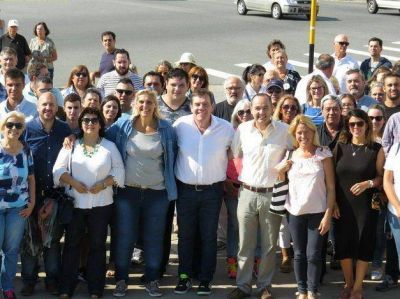 Baragiola y Fiorini salieron a mostrar a Montenegro ante los vecinos marplatenses