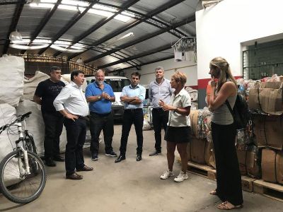 L�pez recibi� al Diputado Arroyo, recorrieron instituciones y reunieron a la militancia